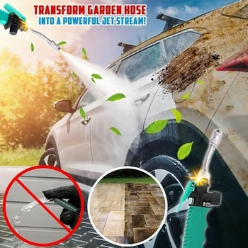 

2In1 High Pressure Power Water-Gun Car Cleaning-Gun Hose Wand Nozzle Sprayer Watering Spray Sprinkler Cleaning Tool