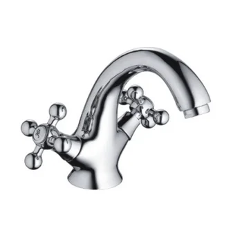 

Смеситель двуручковый для раковины хром