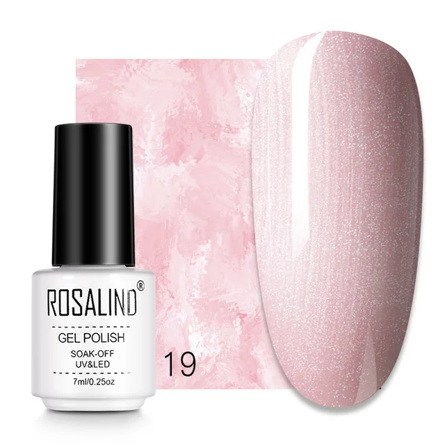ROSALIND 7ML Nail Gel Polish Hybrid Varnishes All For Manicure Nails Art Base Top Coat UV Lamp Vernis Semi Permanent Varnishes RC19