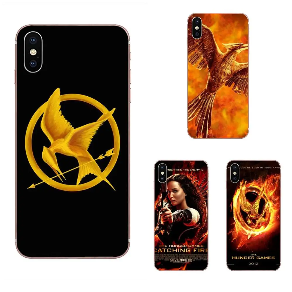 

For Xiaomi Redmi Note 2 3 3S 4 4A 4X 5 5A 6 6A Pro Plus Soft TPU Bags Cases Hunger Games Mockingjay Bird