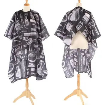 

Pattern Cutting Hair Waterproof Cape Cloth Kids Adult Apron Professional Salon Barber Gown Hairdressing Wrap Styling Tool
