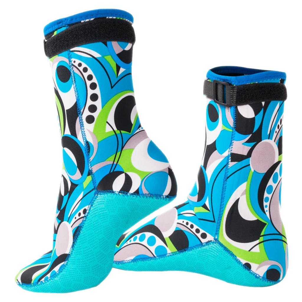 3mm Neoprene Wetsuits Socks Water Fin Socks for Beach Swim Surf Yoga Exercise Hiking Outdoor Activities - Select Sizes