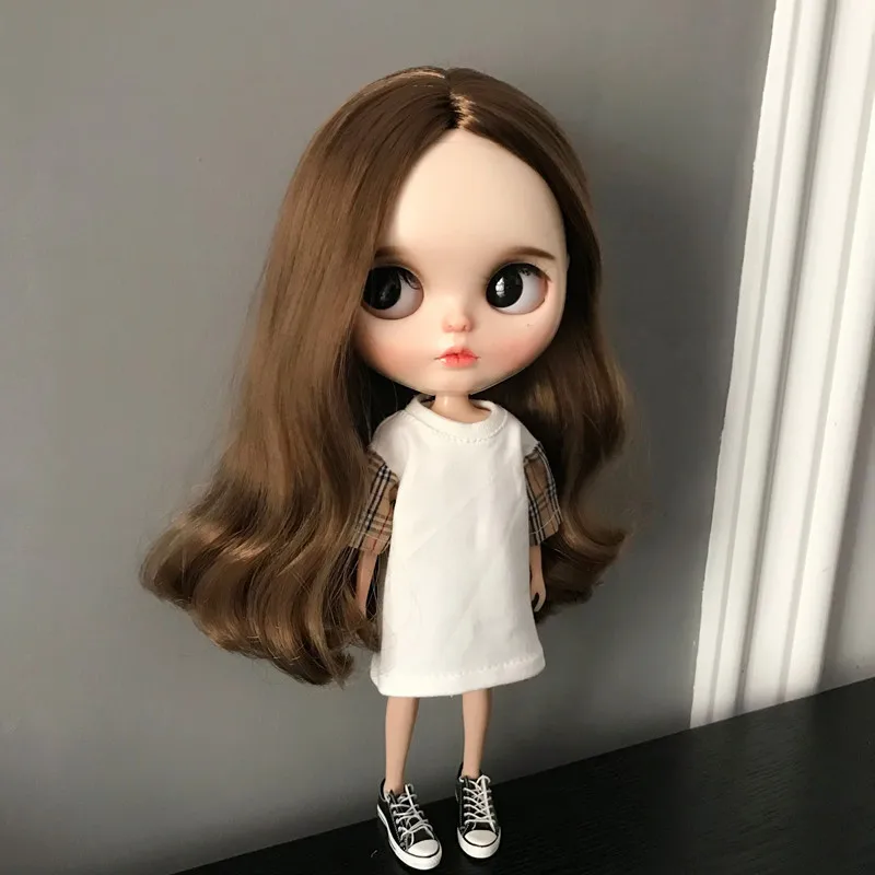 Кукла 1/6 [длинная футболка] Blyth Shirt Blyth Clothes(подходит для blyth, azone, ob24, Lai, ICY, кукла 1/6