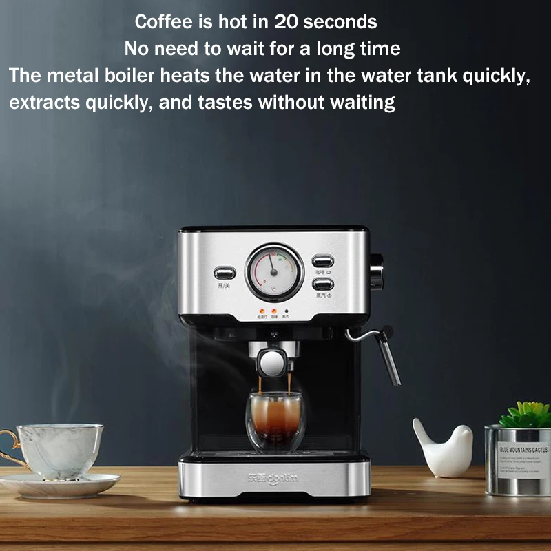 Coffee Machine Cafetera 20 Bar Espresso 
