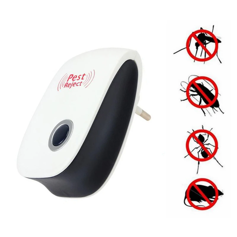 

Rodent Control Indoor Cockroach Mosquito Insect Killer Ultrasonic Pest Repeller EU/US Plug Electronic mosquito repellent