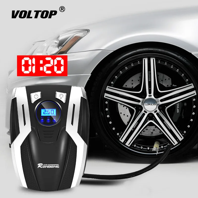 

Tire Inflatable Pump Tyre Compressor Digital Display Pointer 12 Volt Car Portable 150 PSI Car Motorcycle Bicycle
