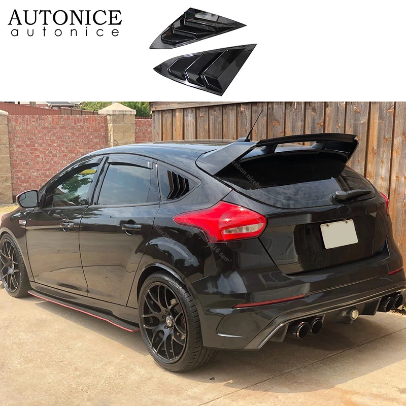 Подходят для Ford Focus ST RS хэтчбек Углеволокно цветные боковые жалюзи