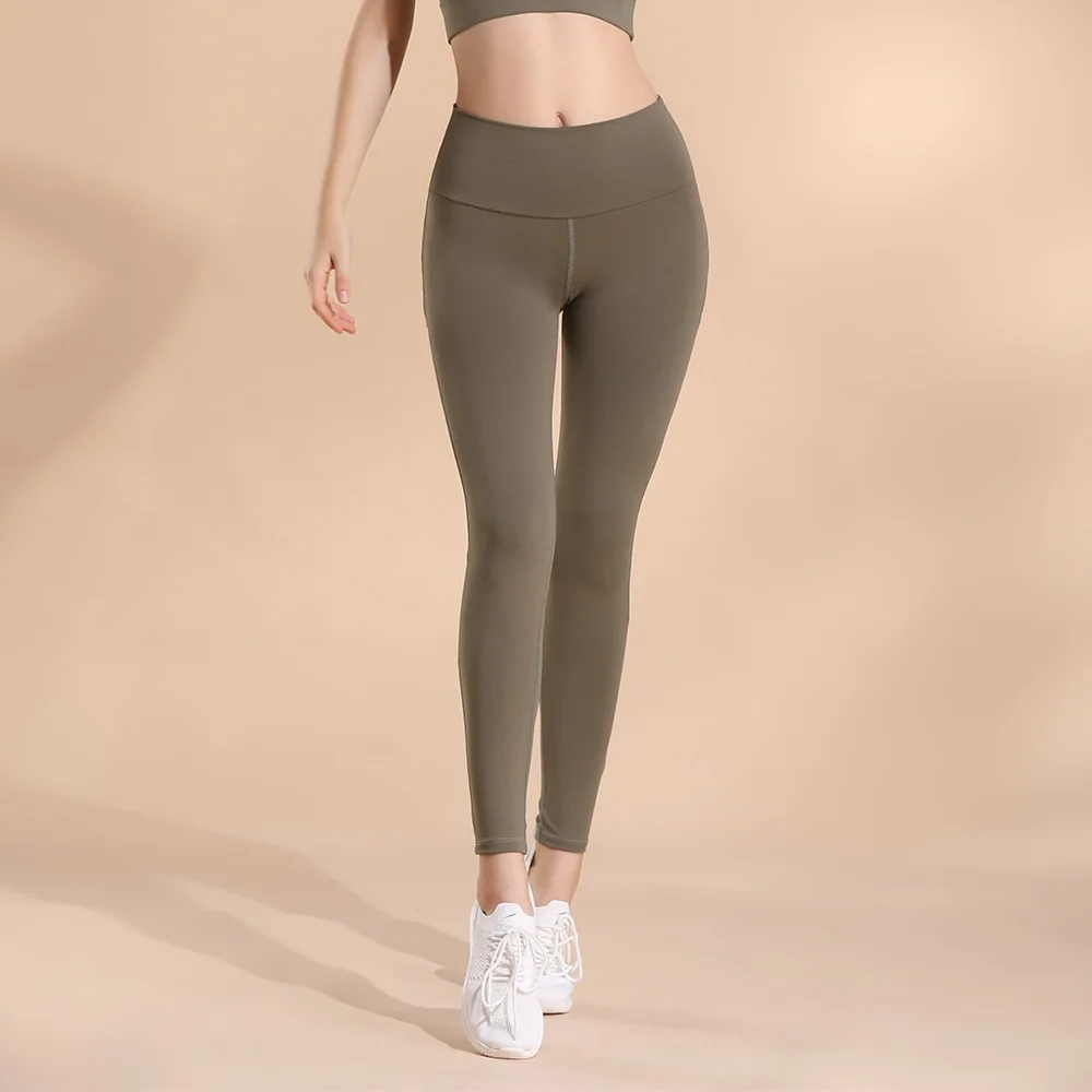 

New Style Sports Culottes Slimming Elasticity Quick-Dry Mock Two-Piece Trousers Women's Tight-Fit Running Training Yoga Pants