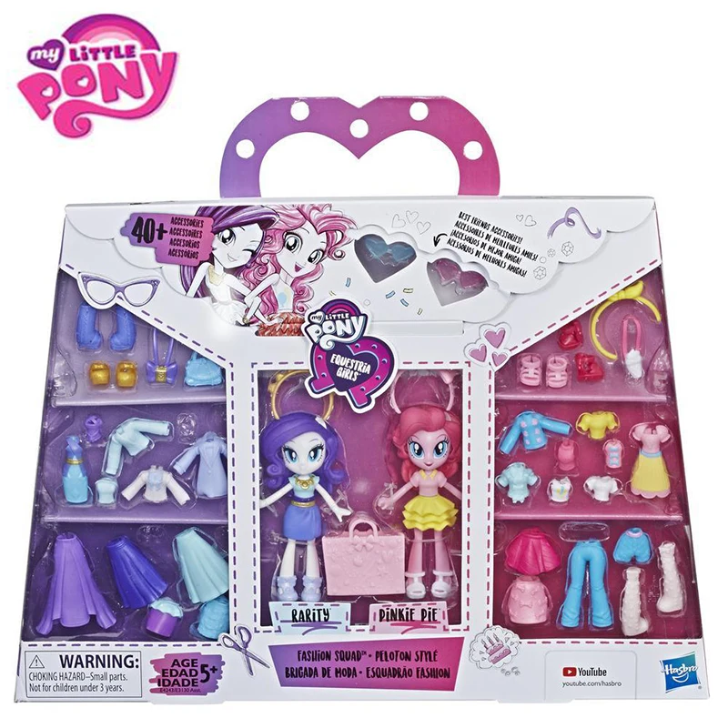Оригинальный игрушки My Little Pony с рисунком Аниме Фигура Куклы аксессуары