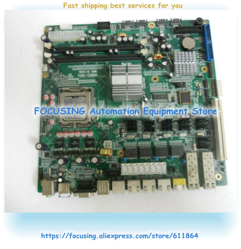 NORCO-7851 FW-7851F несущей платой 4-порт Gigabit 2 оптический порт