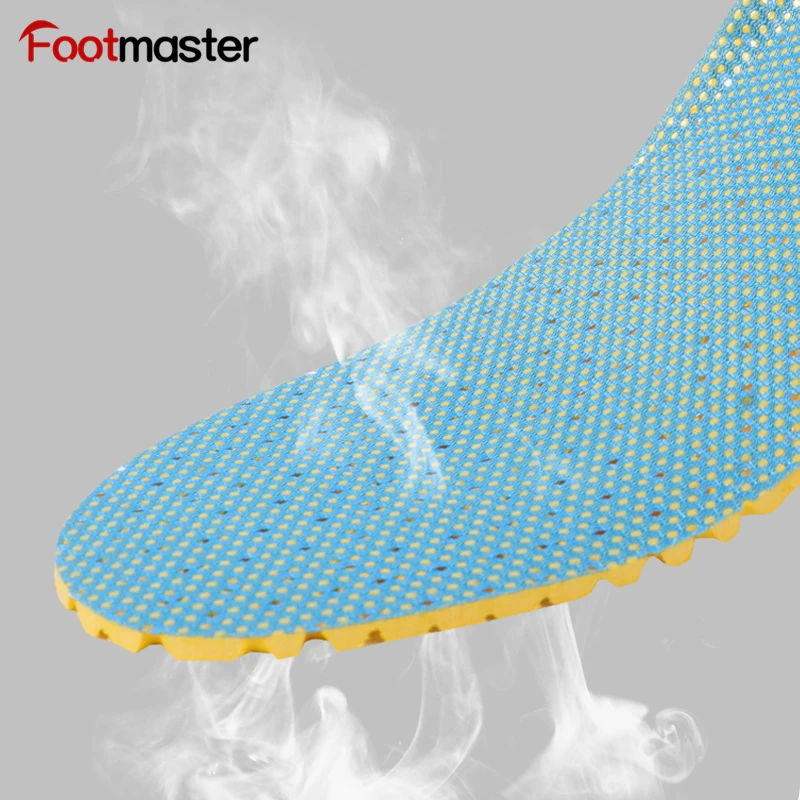 FootMaster breathable Sports insole shoe shock absorbing insoles Unisex Double honeycomb Running shoe insoles