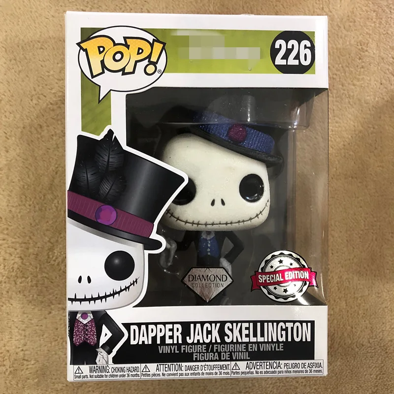 Эксклюзивный официальный Funko pop Diamond коллекция Кошмар перед Рождеством-Dapper Джек