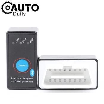 

ELM327 Bluetooth V1.5/V2.1 OBDII Engine Code Reader Mini OBD2 Scanner Car Diagnostic Tool OBD 2 Auto Scanner OBD Reader Adapter