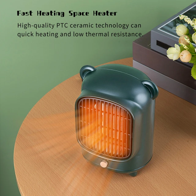 500W Electric Heaters Mini Portable Home Space Heater Office Desktop Warm  Air Heater Warmer Fan AC220V 110V Thermostat Fireplace - AliExpress