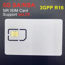 Oyeitimes Programmeerbare Blank 5G Nr Isim Kaarten Beschrijfbare Blanco 5G Nr Isim Kaart Voor 5G Sa/5G Nsa 3GPP R16 5G Omgeving Operators