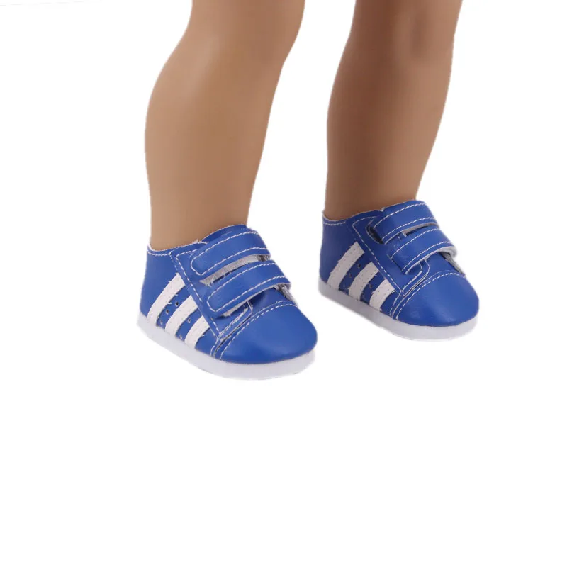Football Soccer Uniform Sneakers Sock Doll Clothes Shoes For 18 Inch American Doll 43 CM Born Baby,Toys For Girls,Our Generation 5