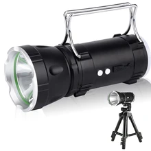 Светодиодный портативный поисковый светильник XPG ручная подсветка флэш-светильник охотничий кемпинговый светильник USB Перезаряжаемый супер яркий внешний аккумулятор