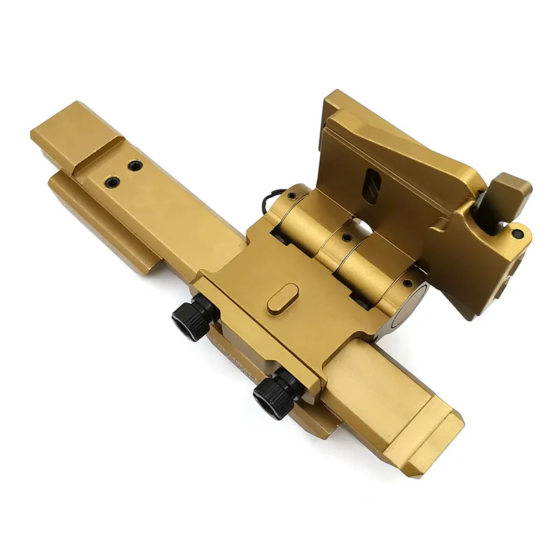 DE Right Tactical G33 Лупа флип крепления QD Флип-в-сторону для EOT G23 G33 w/5/" Riser подходит 20 мм Пикатинни - Цвет: DE Right