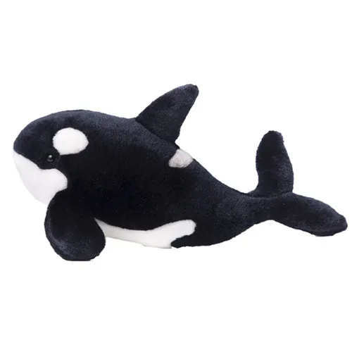 Fancytrader 15'' Rare Stuffed Simulation Killer Whale Toy Lifelike Killer Whale Plush Toy Kids Gifts Deco Photograph Prop 38cm (1)