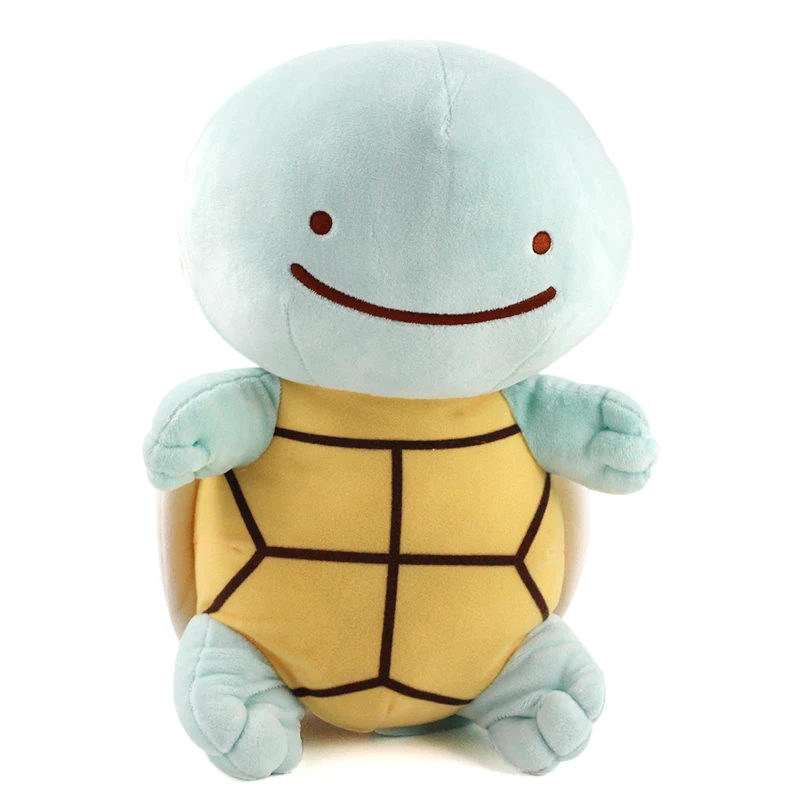 Большой 34 см Ditto Squirtle Плюшевые игрушки милая черепаха животные мультфильм аниме мягкие куклы