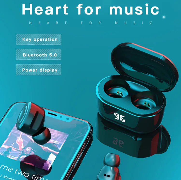 A6 TWS Bluetooth Earphone For Xiaomi Airdots Wireless Headphone Stereo Headset Mini Earbuds For Android IOS Mobile Phone