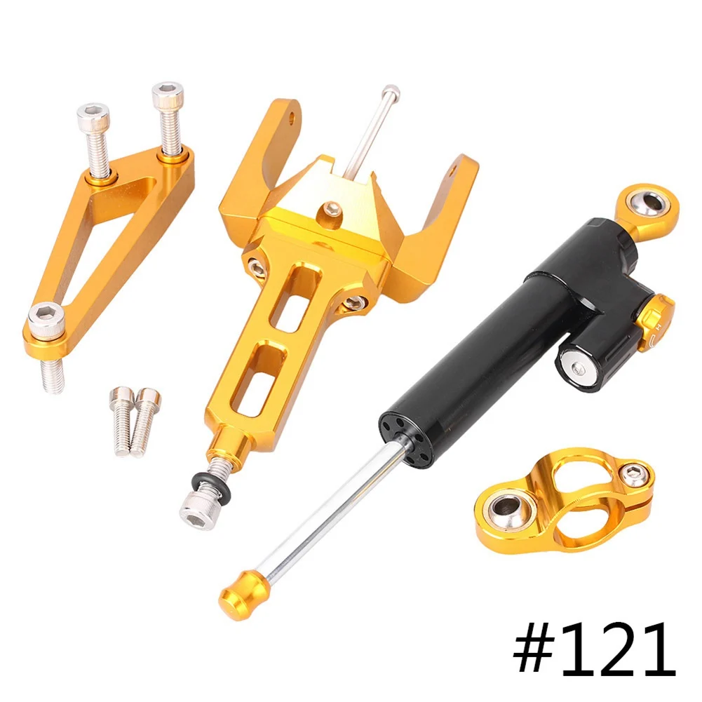 

For Honda CB1300 2003-2011 CB 1300 Motorcycle Steering Damper Stabilizer Saftety Control w/ Bracket Holder Set CNC Aluminum