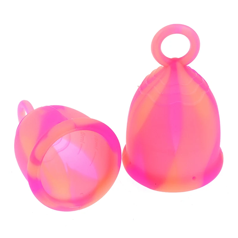 Mestrual-Cup Ring-Hygiener Period Medical-Grade Silicone Women Collector with for 1pcs