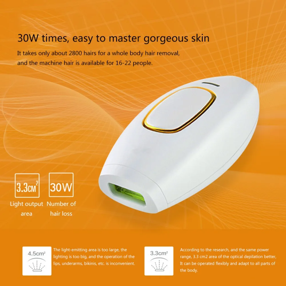 

300000 Flash Professional Permanent IPL Epilator Laser Hair Removal Electric Photo Women Painless Threading Hair Remover Machine