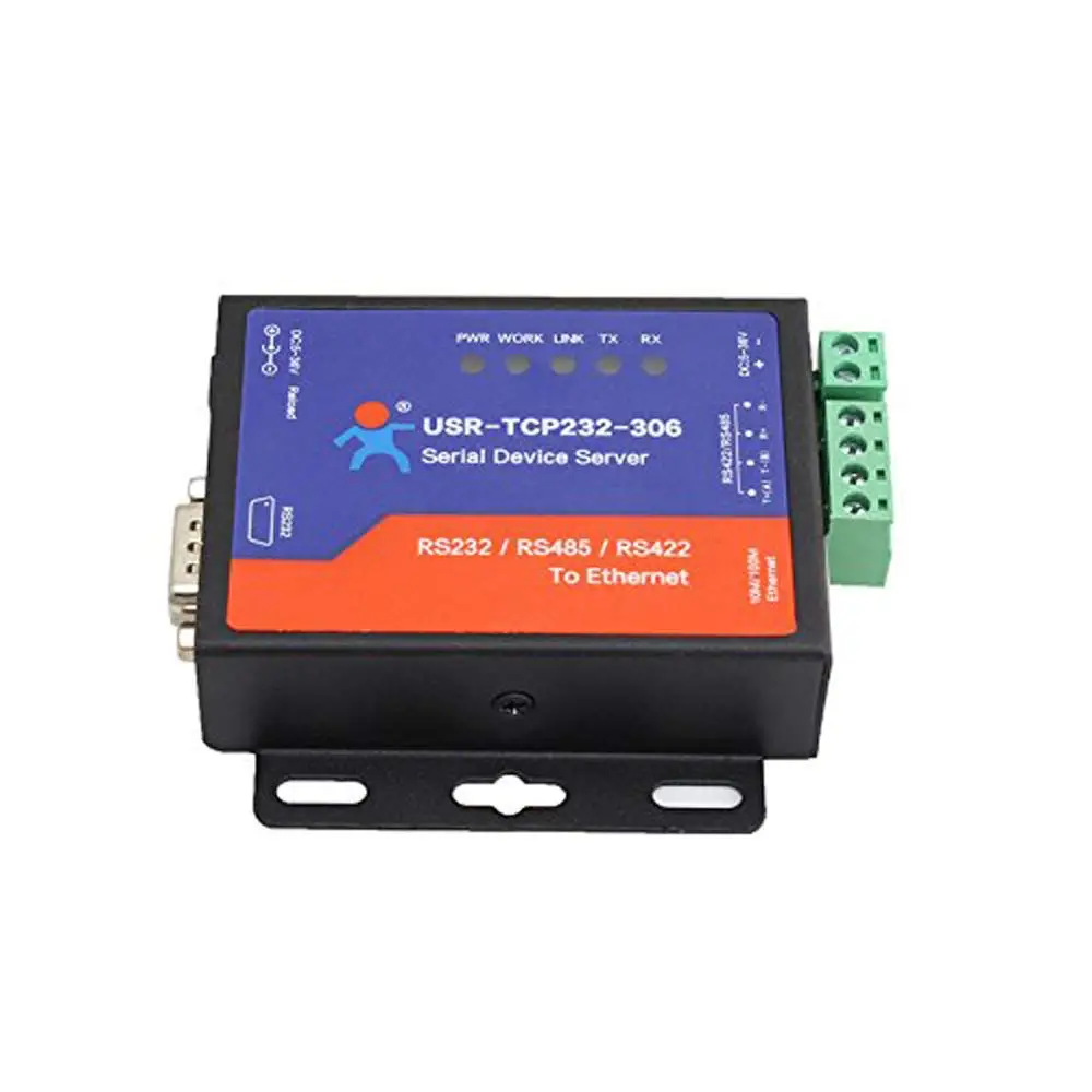 USR-TCP232-306 Serial to Ethernet Converter LAN Ethernet TCP/IP to RS232 RS485 wifi converter