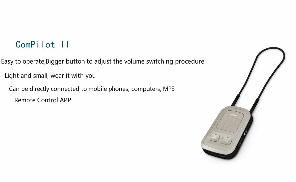 PHONAK tv Link II EasyCall II Compilot Air II pilotOne II RemoteMic