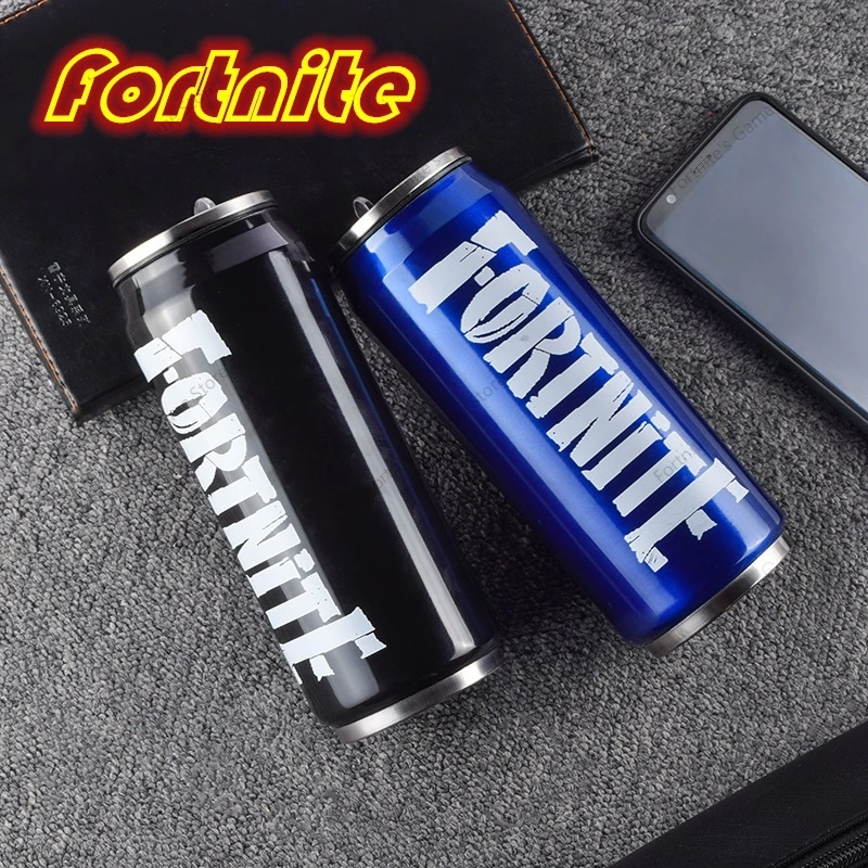  Бутылочка для воды Fortnite, спортивные, кемпинговые, кофейные чашки, Студенческая, питьевая, из нержавеющей стали, для детей, для взрослых …