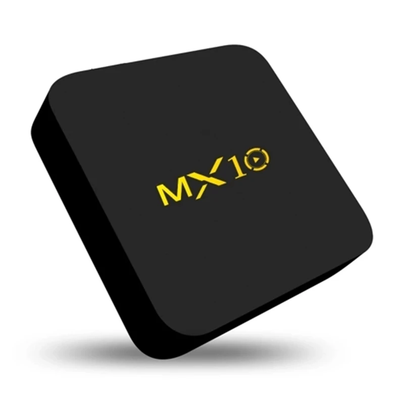 Mx10 Android 8.1 Tv Box 4Gb / 64Gb 3D 4K Supported Rk3328 Cpu / Usb 3.0 / Hdr10 / Vp9 / H.265 / Dlna / Miracast / Lan