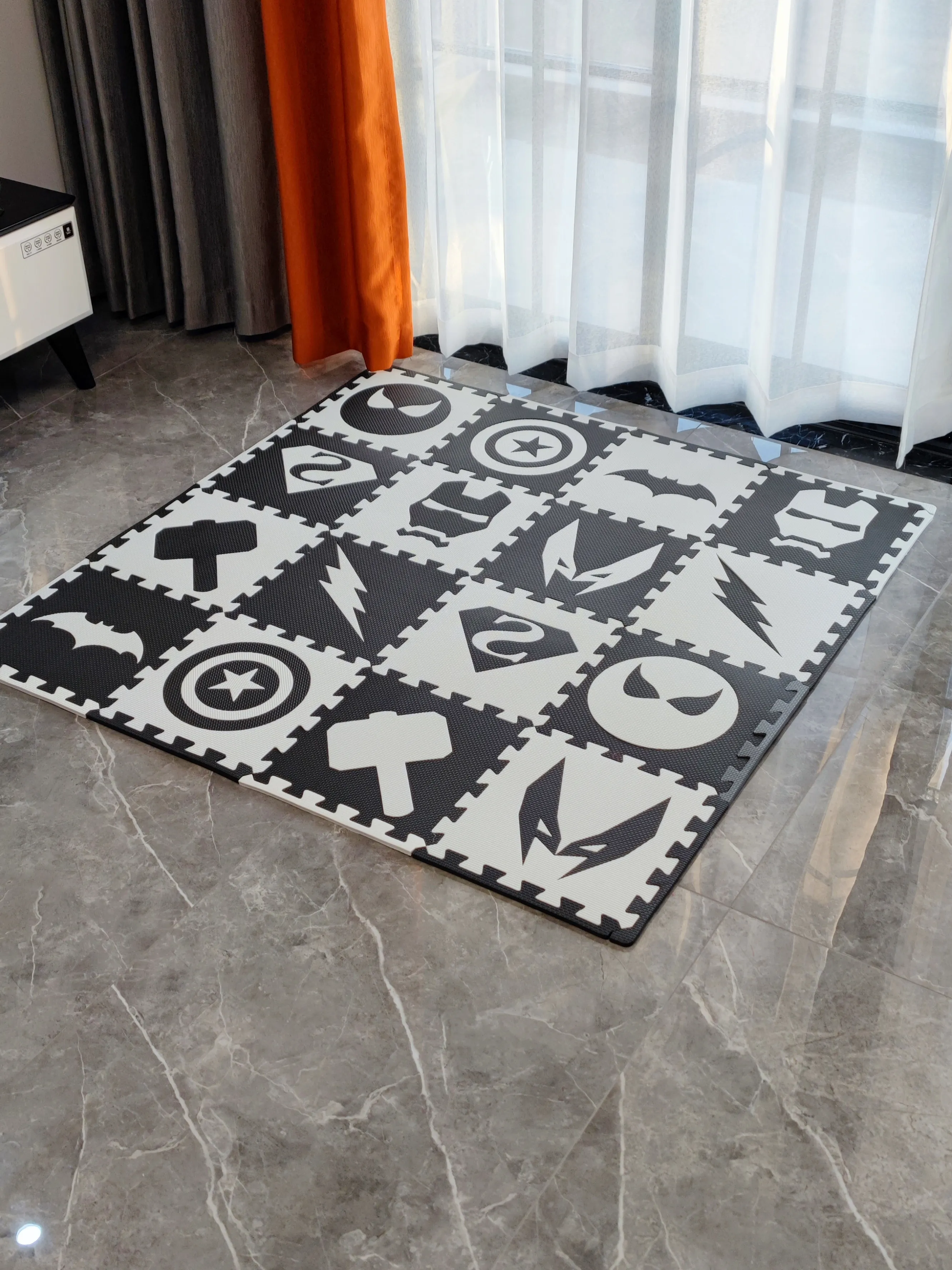 16 unid/set bebé estera de espuma EVA alfombra para niños de enclavamiento baldosas actividad gimnasio de bebé los niños alfombra del piso de sala cada uno: 32x32cm