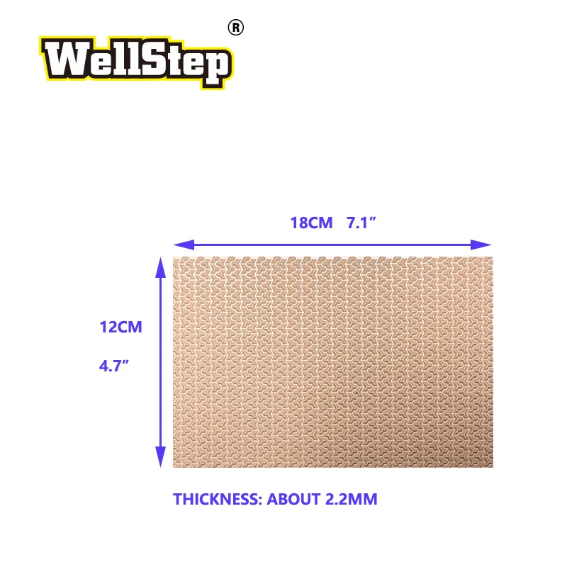 Фото WELLSTEP 1 пара ремонтный лист подошвы для обуви подошва передней части стопы WELLSTEP 1 пара ремонтный лист подошвы для обуви подошва передней части стопы