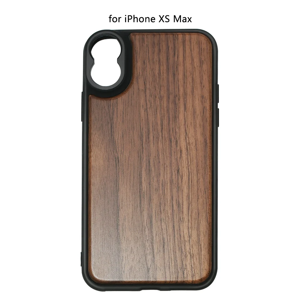 Простой и легкий Стиль чехол для iPhone X/Xs Max/8/7/Vista древесины и качество Пластик крышка может соответствовать объектив мобильного телефона - Цвет: For iPhone Xs Max