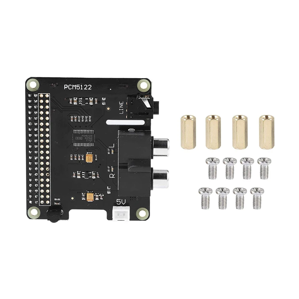 Placa de Expansão para Raspberry pi Alta Fidelidade Dac Mais Completo-hd de Áudio Pcm5122 Chip de 24 Bits de Expansão-placa para Raspberry pi Modelo b 2b b Mais a + - Imagem 5