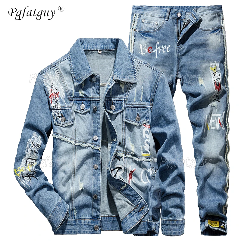 Jeans Sets Jacket + Jeans Blue 