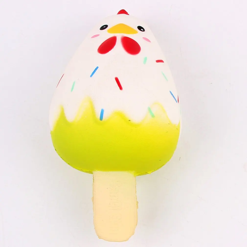 Мини-игрушка из искусственной кожи с искусственным мультяшным животным мороженым медленное восстановление декомпрессии игрушка из пены расслабленная игрушка украшение торт образец модели