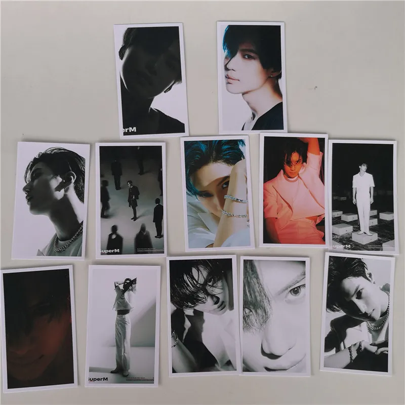 12 шт./компл. Kpop супер м Jopping предварительный просмотр фото ЛОМО карта Супер м KAI LUCAS TAEMIN TAEYONG BAEKHYUN десять MARK Фотокарта - Цвет: D