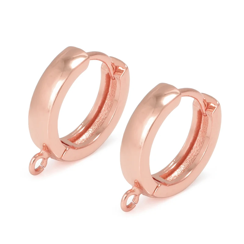 Gold Hoop Earring Hooks for DIY Handmade Jewelry and Accessories Wholesale