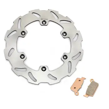 

BIKINGBOY Wavy Rear Brake Disc Disk Rotor Pads For Suzuki RM 125 1996 1997 1998 1999 RM 250 1996-1999 RMX RM-X 250 1996-1998