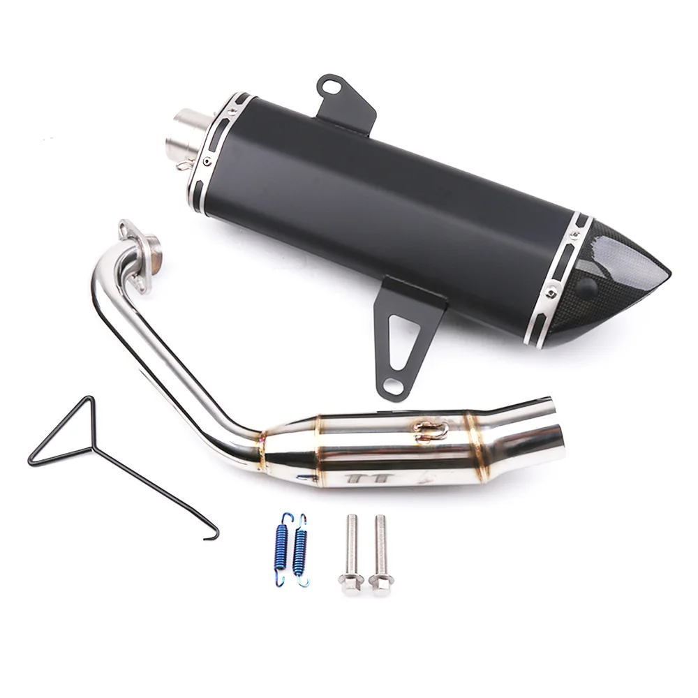 Carbon Fiber For Yamaha Xmax300 Xmax250 Exhaust Muffler Escape Pipe DB