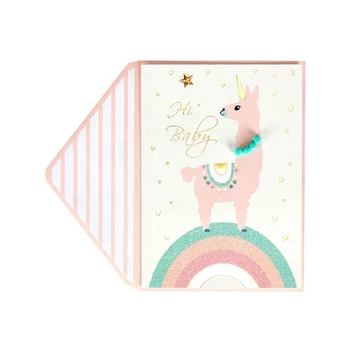 

Great Value Cute Unicorn Baby Cards, Custom Printing Popular Handmade Greeting Cards