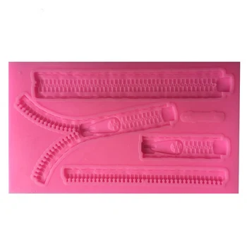

1pcs Sugar Craft Tools Chocolate Jelly Mould Fondant Cake Mold Zipper Shape Food Grade Baking Accessories Cake Decorating