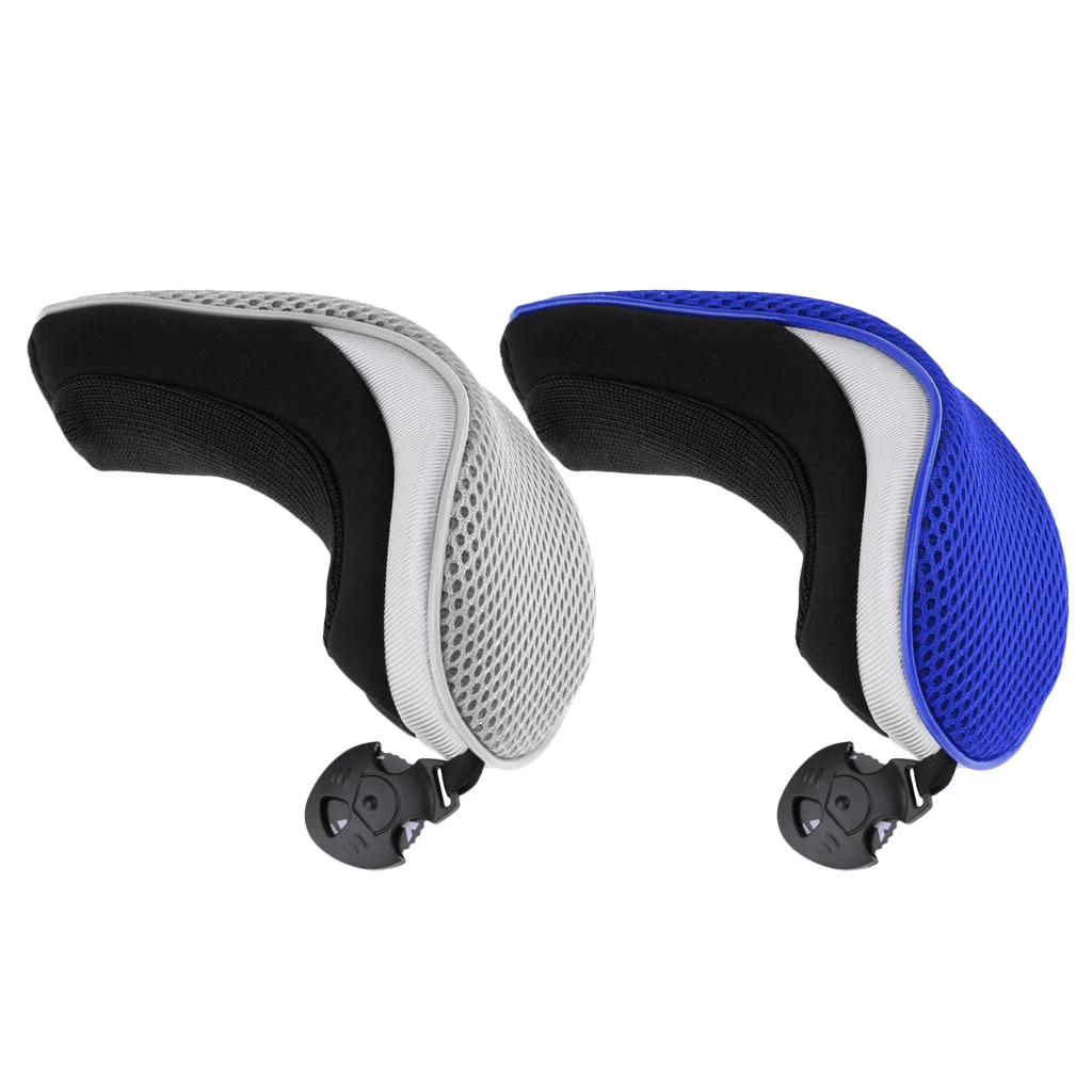 2pcs Golf Hybrid UT Club Rescue Head Cover Headcover w/ Number Tag 2 3 4 5 7 X Utility Golf Club Head Cover Protector