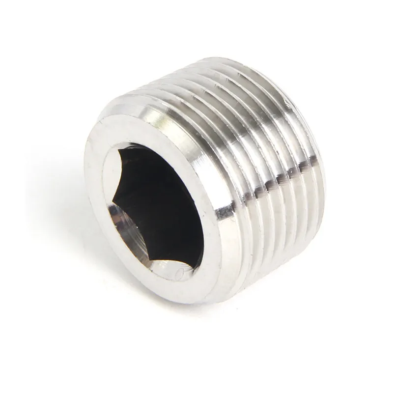1/8'' - 2'' BSP Male Thread Inner Hexagon Plug 304 Stainless Steel DN6 - DN50 Water Pipe Fitting Joint Connector