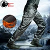 2022 Thermal soft shell pants waterproof windproof pants warm trousers men Plus Velve thick camouflage winter tactical pant male ► Photo 1/5