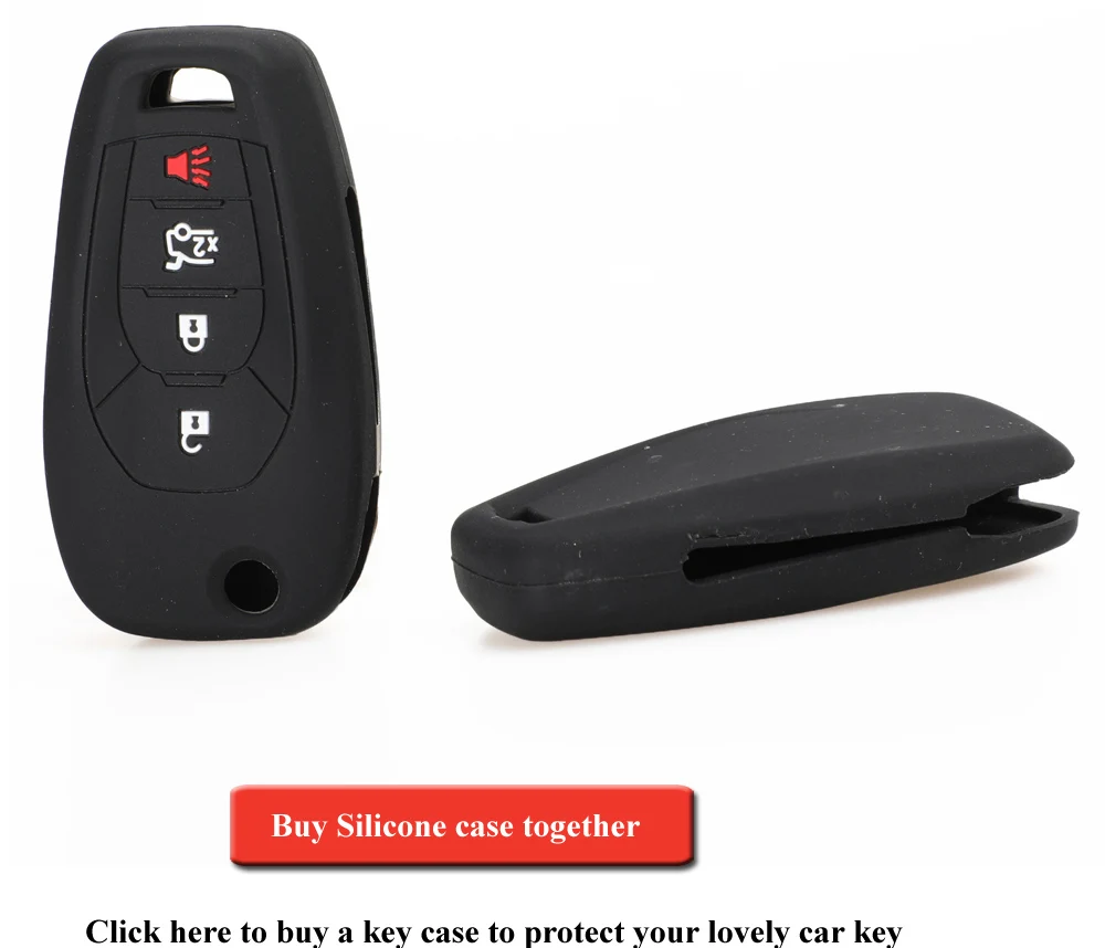 Jingyuqing изменение 2/3/4 кнопки дистанционного флип ключ брелок в виде ракушки чехол для Chevrolet Cruze Aveo