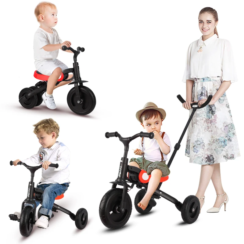 Подлинная nadle Верховая игрушка коляска трехколесный велосипед 1-3-6 лет складной детский велосипед детский скутер