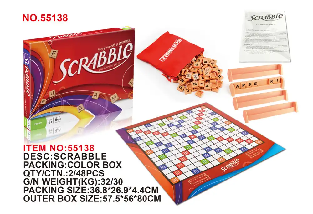 英語スクラブル子供クロスワードパズル子供ボードスペルテーブルジグソーパズル言葉指導のおもちゃ Strategy Games Aliexpress